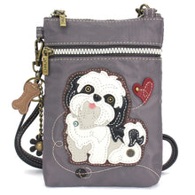 Load image into Gallery viewer, Cellphone Crossbody - White Shih Tzu