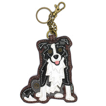Load image into Gallery viewer, Key Fob/Coin Purse - Border Collie