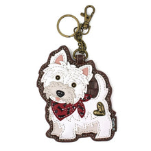 Load image into Gallery viewer, Key Fob/Coin Purse - Westie