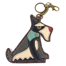 Load image into Gallery viewer, Key Fob/Coin Purse - Schnauzer