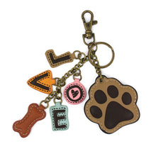 Load image into Gallery viewer, Charming Charms Keychain - Paw+LOVE