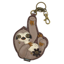 Load image into Gallery viewer, Key Fob/Coin Purse - Sloth
