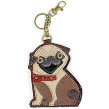 Load image into Gallery viewer, Key Fob/Coin Purse - Pug