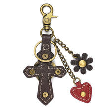 Load image into Gallery viewer, Metal Charming Keychain- Cross
