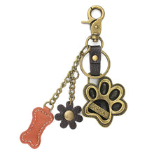 Load image into Gallery viewer, Metal Charming Keychain - Paw Print
