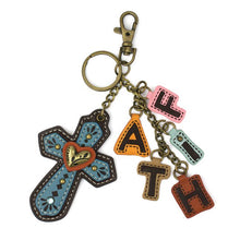 Load image into Gallery viewer, Key Chain Charns  Cross and Faith

