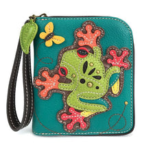 Load image into Gallery viewer, Zip Around Wallet - Frog
