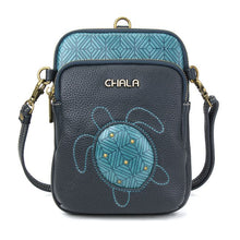 Load image into Gallery viewer, Cell Phone Crossbody Turquoise Turtle
