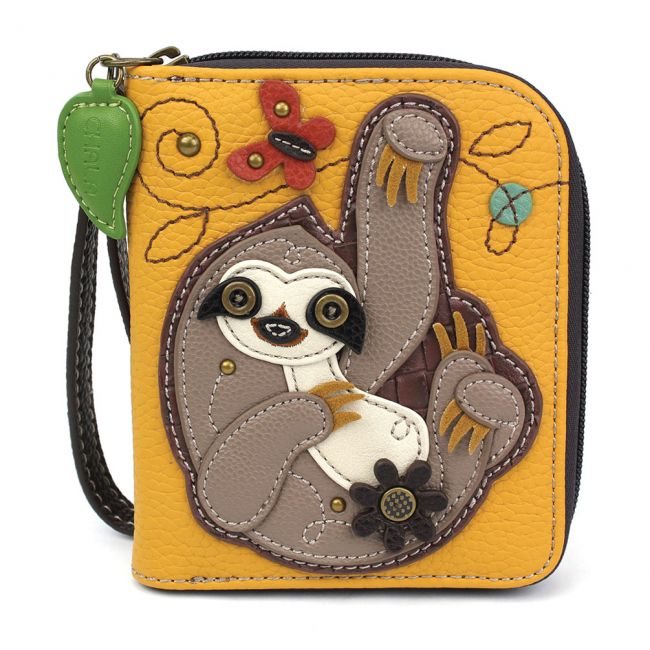 Zip Around Wallet - Sloth Yellow