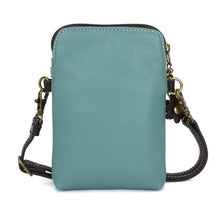 Load image into Gallery viewer, Cell Phone Crossbody Teal Bicycle
