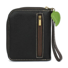 Load image into Gallery viewer, Zip Around Wallet - Dragonfly Black

