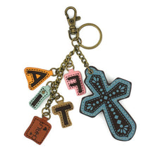 Load image into Gallery viewer, Key Chain Charns  Cross and Faith
