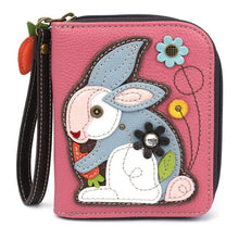 Load image into Gallery viewer, Zip Around Wallet - Rabbit
