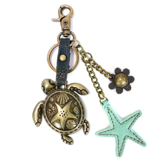 Key Chain Turtle and Starfish